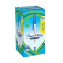 Stylo bille Paper Mate Kilometrico Recycle bleu Medium