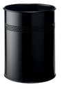 Corbeille à papier Durable 3300-01 15L 30mm perforations noir