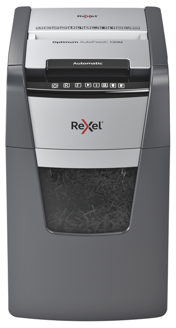 Papiervernietiger Rexel Optimum Auto+ 130M snippers 2x15mm