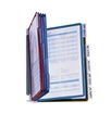 Support mural Durable Vario Wall ave 10 pochettes A4 assorti