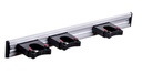 Rail mural Toolflex 50cm avec 3 pinces ø 20/30 mm