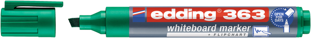 Marqueur tableau blanc edding 363 biseau 1-5mm vert