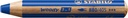 Crayon de couleur STABILO 880 woody 3-en-1 multi-surfaces bleu