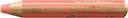 Kleurpotloden STABILO 880 woody 3 in 1 multitalent pastel rood