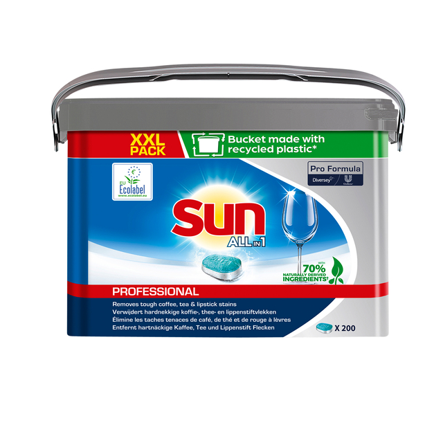 Tablette lave-vaisselle Sun Pro Formula All-in-One XXL 200 pièces