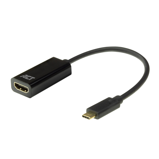 Adapter ACT USB-C naar HDMI 4K 60Hz 0.15 meter