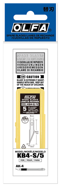 Lame de réserve Olfa KB4-S blister 5 pièces