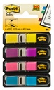 Marque-pages Post-it 683 11,9x43,2mm 4 couleurs 140 pièces