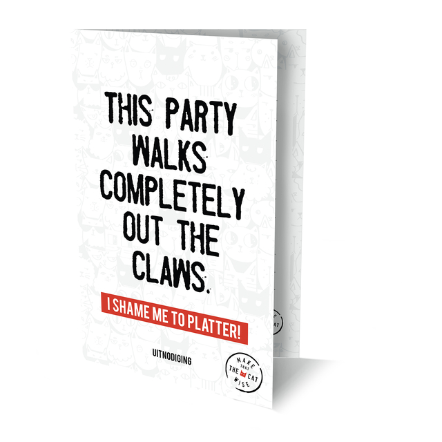 Carte d'invitation MTTCW 14x9xm