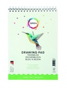 Bloc à dessin Qrea A5 24 feuilles 160g spirale