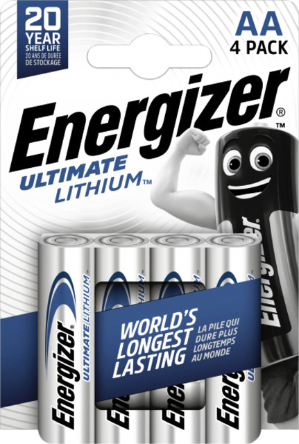 Pile Energizer Ultimate Lithium 4x AA