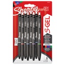 Stylo gel Sharpie S-Gel Medium assorti blister 8 pièces