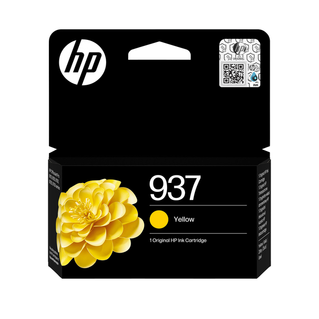 Inktcartridge HP 4S6W4NE 937 geel