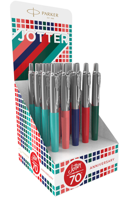 Stylo bille Parker Jotter original 70's CT Medium assorti