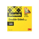 Ruban adhésif Scotch Magic 665 double face 19mmx33m