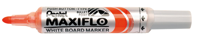 Marqueur tableau blanc Pentel Maxiflo MWL5M ogive 3mm orange