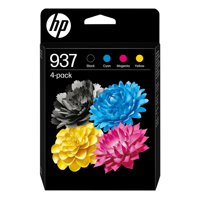 Cartouche d'encre HP 6C400NE 937 noir + 3 couleurs
