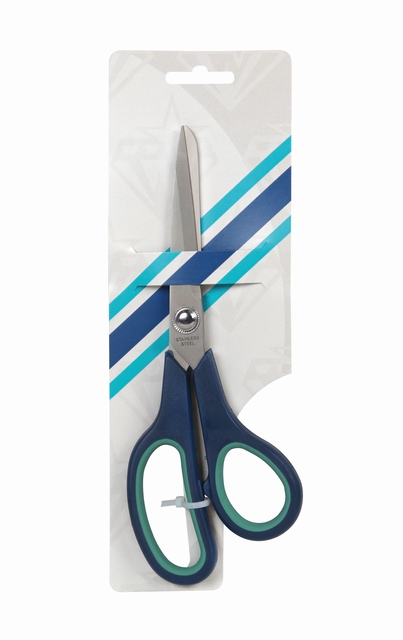 Schaar Office 195mm roestvast staal met schroef soft grip