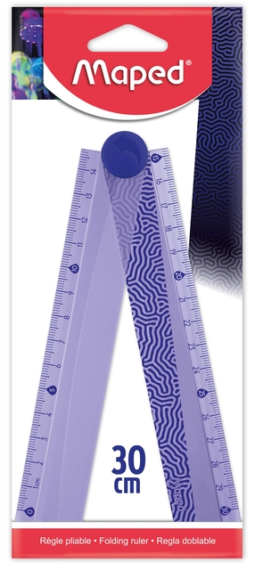 Règle Maped Deepsea Paradise pliable 30cm violet