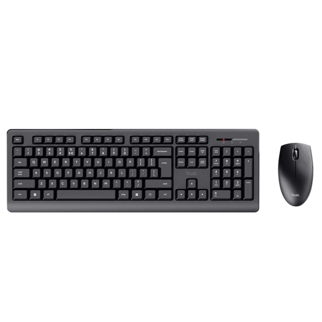 Clavier Trust Primo sans fil + souris QWERTY