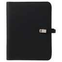 Organiseur Kalpa A5 Agenda 2026-2027 7 jours/2 pages nervuré noir