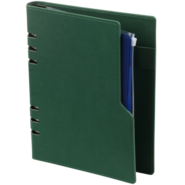 Organiseur Kalpa Clipbook A4 inclusif agenda 2025-2026 7 jours/2 pages vert