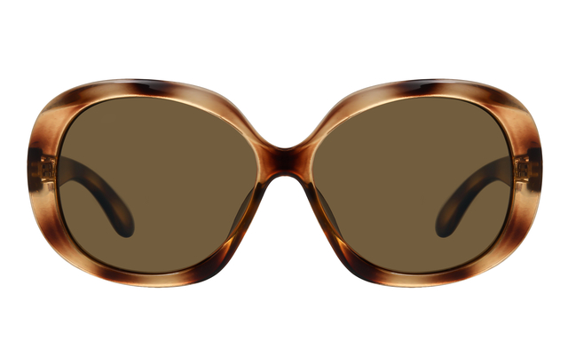 Lunette de soleil Montana verre polarisé brun demi brillant