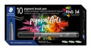 Feutre pinceau Staedtler PigmentArts 1mm noir intense