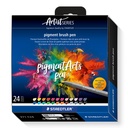 Feutre pinceau Staedtler PigmentArts set 24 couleurs