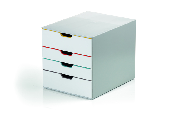 Module de classement 4 tiroirs Durable Varicolor couleurs mixtes