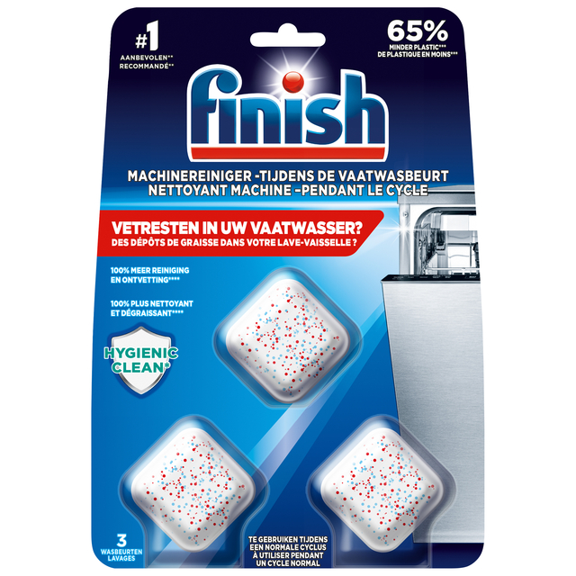 Nettoyant lave-vaisselle Finish tablette 3 pièces
