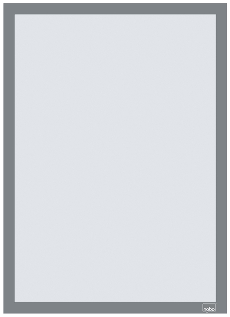 Infokader Nobo zelfklevend A3 zilver 2 stuks