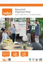 Papier pour chevalet de conférence Nobo Premium 60x85cm double face rouleau 50 feuilles