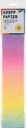 Papier crépon Folia 250x50cm 10 feuilles n° 1650 arc-en-ciel