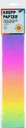 Papier crépon Folia 250x50cm Arc-en-ciel 10 couleurs