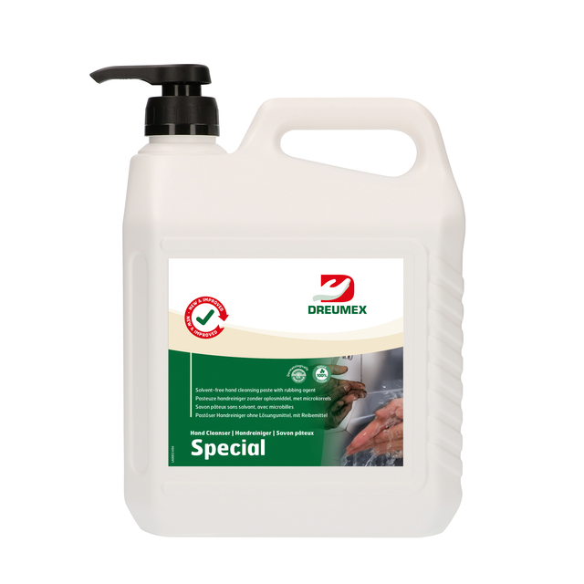 Nettoyant mains Dreumex Special bidon avec pompe 2,7kg