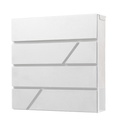 Brievenbus BRASQ PB200 Deluxe wand wit