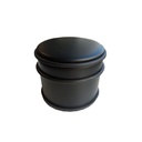 Deurstopper BRASQ  met rubberen ringen zwart