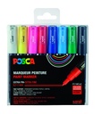 Marqueur peinture Posca PC1MC Extra Fin assorti set 8 pièces