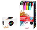 Paintmarker Uni POSCA PC1MR extra fijn assorti set à 16 stuks