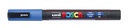 Marqueur peinture Posca PC3M Fin bleu foncé pailleté
