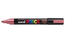 Marqueur peinture Posca PC5M Medium rouge métal
