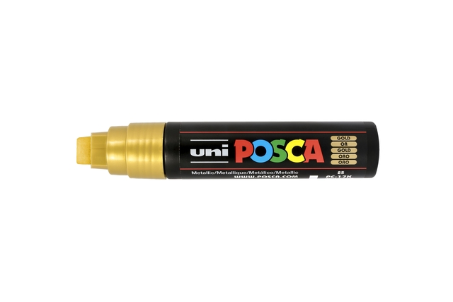 Paintmarker Uni POSCA PC17K extra breed rechthoek goud