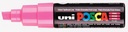Paintmarker Uni POSCA PC8K breed schuin roze