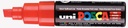 Marqueur peinture Posca PC8K Large biseau rouge