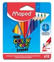 Crayon de couleur Maped Color'Peps Mini Strong set 12 couleurs