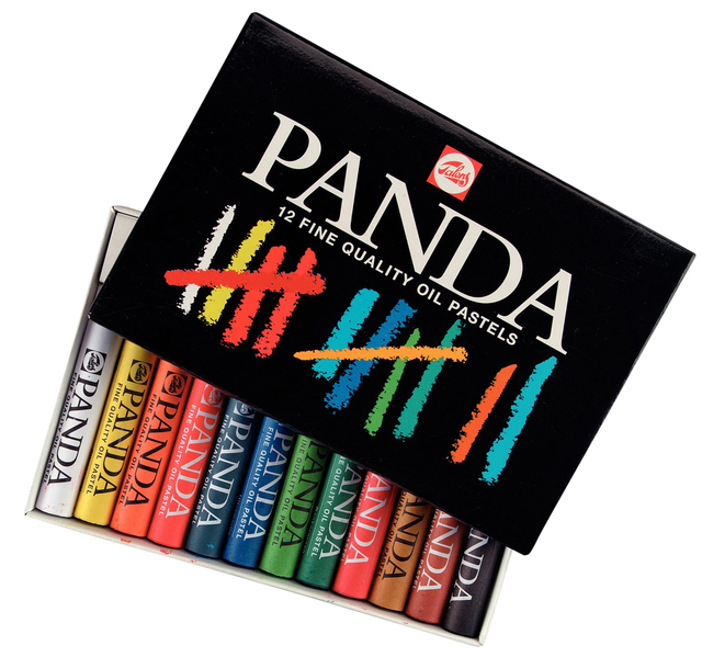 Oliepastel Talens Panda set à 12 kleuren