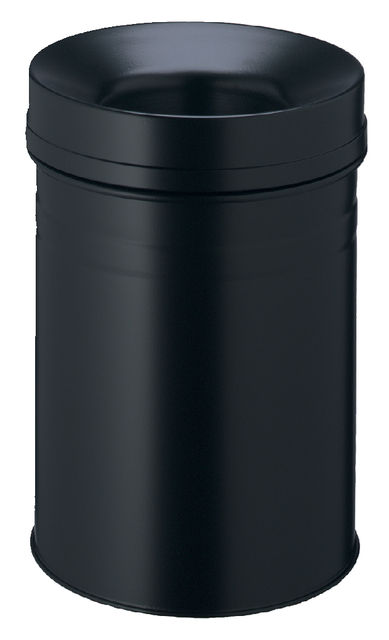 Corbeille à papier Durable 3325-01 anti-feu 15 litres noir