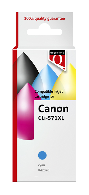 Cartouche d’encre Quantore alternative pour Canon CLI-571XL bleu