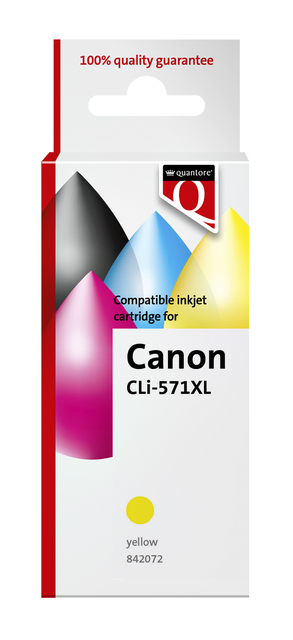 Cartouche d’encre Quantore alternative pour Canon CLI-571XL jaune